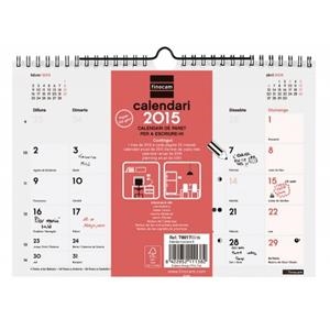 ***CALENDARI 2016 FINOCAM ESCRIURE PETIT  | 8422952111382 | FIN780170015 | Llibreria La Gralla | Llibreria online de Granollers