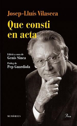 QUE CONSTI EN ACTA | 9788475884615 | VILASECA GUASCH, JOSEP LLUÍS | Llibreria La Gralla | Llibreria online de Granollers