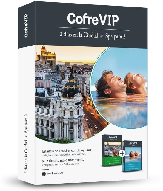 3 DÍAS EN LA CIUDAD + SPA PARA 2 | 8436544540856 | COFRE VIP | Llibreria La Gralla | Librería online de Granollers