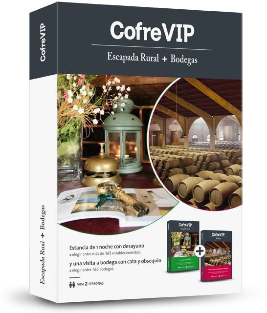 ESCAPADA RURAL + BODEGAS | 8436544540788 | COFRE VIP | Llibreria La Gralla | Librería online de Granollers