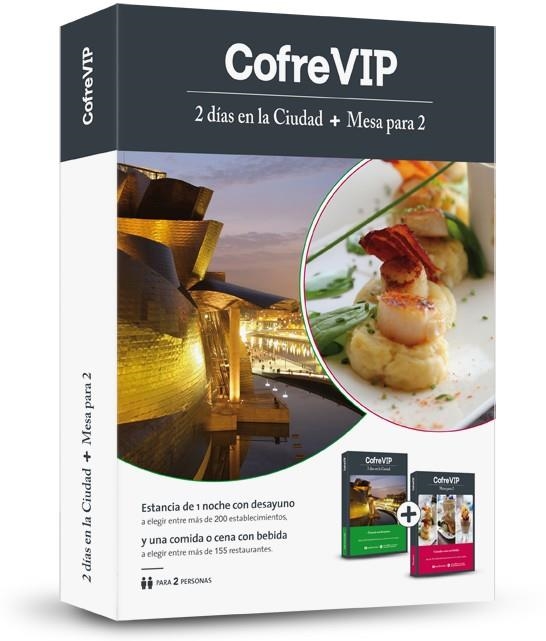 2 DÍAS EN LA CIUDAD + MESA PARA 2 | 8436544540832 | COFRE VIP | Llibreria La Gralla | Librería online de Granollers