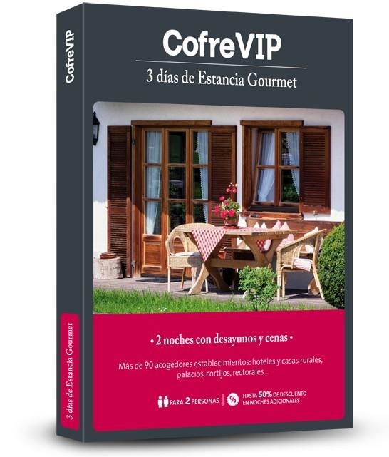 3 DÍAS DE ESTANCIA GOURMET | 8436544540504 | COFRE VIP | Llibreria La Gralla | Librería online de Granollers