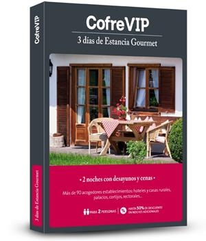 3 DÍAS DE ESTANCIA GOURMET | 8436544540504 | COFRE VIP | Llibreria La Gralla | Llibreria online de Granollers