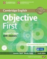 OBJECTIVE FIRST FOR SPANISH SPEAKERS STUDENT S BOOK | 9788483236918 | Llibreria La Gralla | Librería online de Granollers