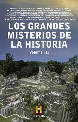 GRANDES MISTERIOS DE LA HISTORIA, LOS. VOLUMEN II | 9788401347245 | CANAL HISTORIA | Llibreria La Gralla | Llibreria online de Granollers