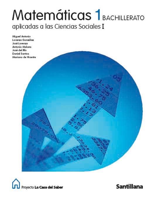 MATEMATICAS  APLICADAS A LAS CIENCIAS SOCIALES I 1 BACHILLERATO LA CASA DEL SABE | 9788429443592 | VARIOS AUTORES | Llibreria La Gralla | Librería online de Granollers
