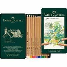 CAIXA LLAPIS PASTEL 12 UN FABER-CASTELL PITT | 4005401121121 | FAB09112112 | Llibreria La Gralla | Llibreria online de Granollers