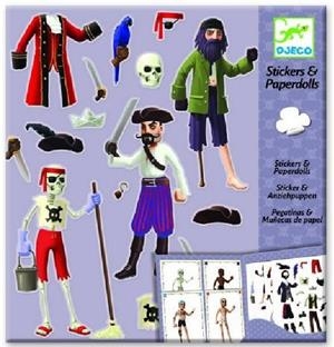 PEGATINAS Y MUÑECOS DE PAPEL REUTILIZABLES | 3070900096929 | DJECO | Llibreria La Gralla | Llibreria online de Granollers