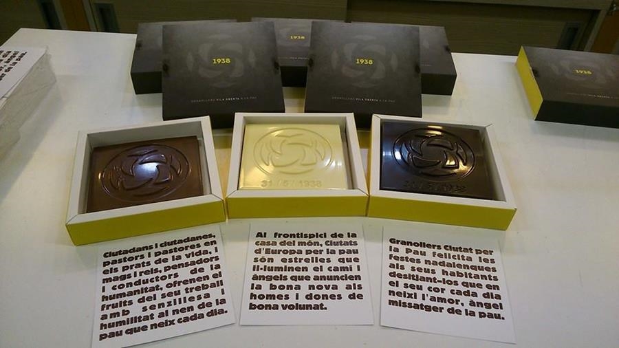 CAIXA GRAN RAJOLES DE LA PAU DE XOCOLATA | LG1689 | XOCOLATES GRANOLLERS | Llibreria La Gralla | Llibreria online de Granollers