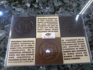 CAIXA PETITA RAJOLA DE LA PAU DE XOCOLATA | LG1688 | XOCOLATES GRANOLLERS | Llibreria La Gralla | Llibreria online de Granollers