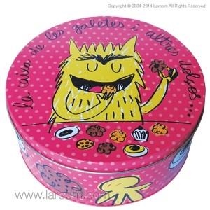 CAIXA METAL.LICA LAROOM CAIXA COOKIE BOX RODONA | 8431010137202 | LAR13720 | Llibreria La Gralla | Llibreria online de Granollers