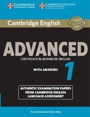 CAMBRIDGE IN ENGLISH ADVANCED 1 FOR REVISED EXAM 2015 STUDENT'S BOOK WITH ANSWERS | 9781107653511 | Llibreria La Gralla | Librería online de Granollers