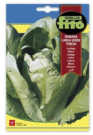 LECHUGA ROMANA LARGA VERDE TERESA. SOBRE DE SEMILLAS FITÓ | 8410579902018 | SEMILLAS FITÓ | Llibreria La Gralla | Llibreria online de Granollers
