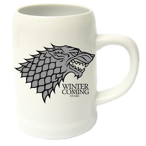 GERRA DE CERÀMICA GAME OF THRONES LOGO STARK | 8436535273626 | SD TOYS | Llibreria La Gralla | Llibreria online de Granollers