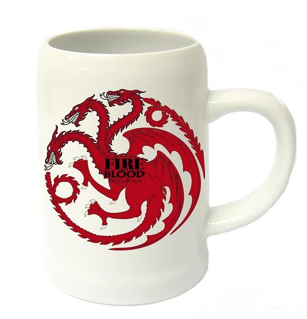 GERRA CERÀMICA GAME OF THRONES LOGO TARGARYEN | 8436535273619 | SD TOYS | Llibreria La Gralla | Llibreria online de Granollers