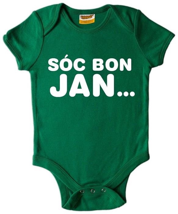 BODY M CURTA VERD TALLA 6-12  "SÓC BON JAN" | LG1710 | PRODUCTES DE LA TERRA | Llibreria La Gralla | Llibreria online de Granollers