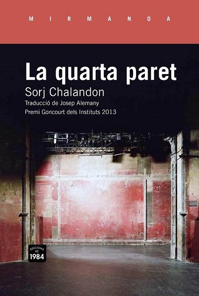 QUARTA PARET, LA | 9788415835509 | CHALANDON, SORJ | Llibreria La Gralla | Librería online de Granollers