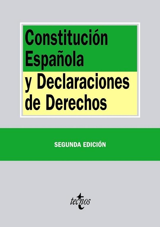 CONSTITUCIÓN ESPAÑOLA Y DECLARACIONES DE DERECHOS | 9788430963454 | Llibreria La Gralla | Librería online de Granollers