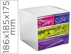 ARXIVADOR 4 CALAIXOS SOBRETAULA COLORS | 3462159005881 | LID75942 | Llibreria La Gralla | Llibreria online de Granollers