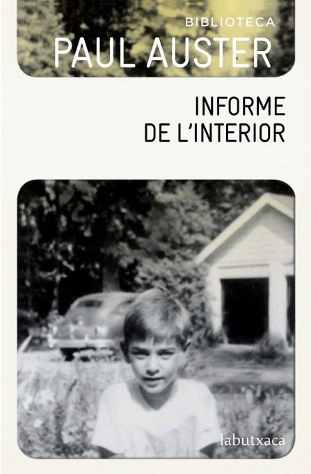 INFORME DE L'INTERIOR (BUTXACA) | 9788499309491 | AUSTER, PAUL | Llibreria La Gralla | Llibreria online de Granollers