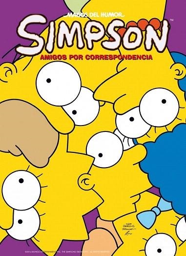 LOS SIMPSON. AMIGOS POR CORRESPONDENCIA | 9788466656160 | AUTORES BONGO COMICS | Llibreria La Gralla | Librería online de Granollers