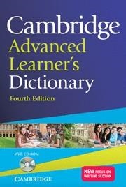 CAMBRIDGE ADVANCED LEARNER'S DICTIONARY WITH CD-ROM 4TH EDITION  | 9781107619500 | Llibreria La Gralla | Librería online de Granollers