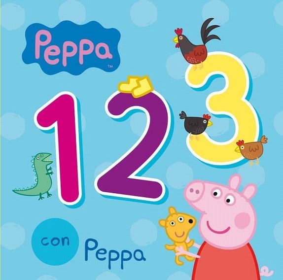 123 CON PEPPA (PEPPA PIG. TODO CARTÓN) | 9788448842918 | VARIOS AUTORES | Llibreria La Gralla | Librería online de Granollers