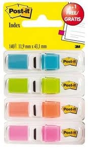 MARCAPAGINES POST IT INDEX 4 COLORS 11,9X43MM | 3134375444910 | Llibreria La Gralla | Llibreria online de Granollers