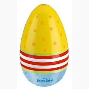 MARACA CON FORMA DE HUEVO LOS SIETE AMIGUITOS | 4029753121981 | SPIEGELBURG | Llibreria La Gralla | Librería online de Granollers