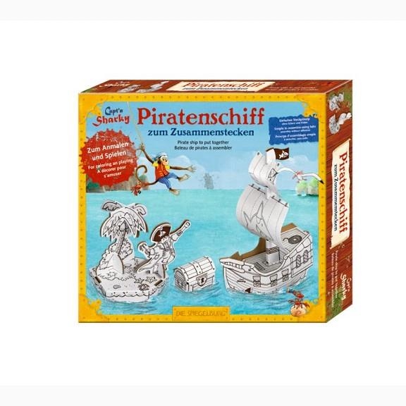 KIT DE BRICOLAGE BARCO PIRATA DEL CAPITÁN SHARKY | 4029753122087 | SPIEGELBURG | Llibreria La Gralla | Llibreria online de Granollers