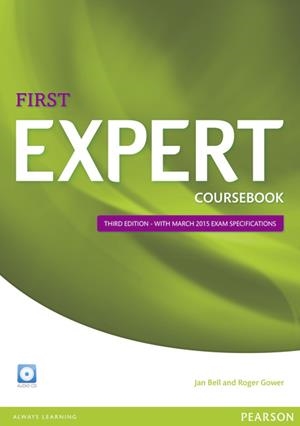 EXPERT FIRST 3 EDITION COURSEBOOK WITH AUDIO CD | 9781447962007 | Llibreria La Gralla | Llibreria online de Granollers