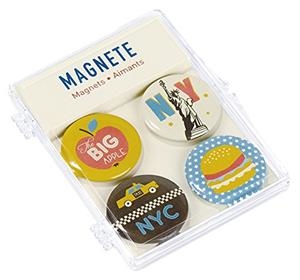 SET DE 4 IMANTS NEW YORK | 4033477824226 | MOSES | Llibreria La Gralla | Librería online de Granollers