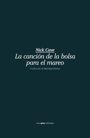 CANCION DE LA BOLSA PARA EL MAREO, LA  | 9788415601975 | CAVE, NICK | Llibreria La Gralla | Librería online de Granollers