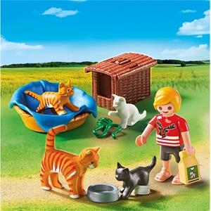 PLAYMOBIL CITY LIFE. FAMILIA DE GATOS | 4008789055354 | PLAYMOBIL | Llibreria La Gralla | Librería online de Granollers