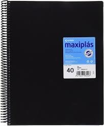 CARPETA 40 FUNDES MAXIPLAS NEGRA | 8413623982028 | 39824010 | Llibreria La Gralla | Librería online de Granollers