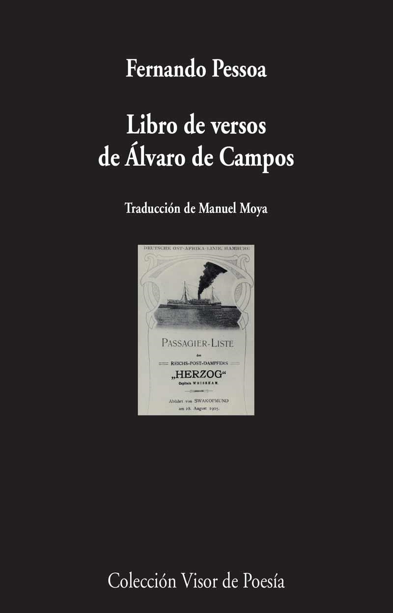 LIBRO DE VERSOS DE ÁLVARO DE CAMPOS | 9788498959116 | PESSOA, FERNANDO | Llibreria La Gralla | Llibreria online de Granollers
