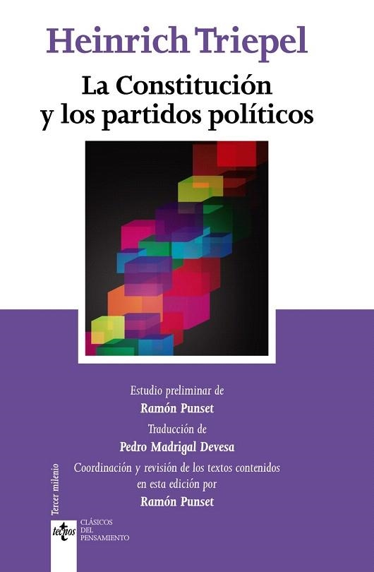 CONSTITUCIÓN Y LOS PARTIDOS POLÍTICOS, LA | 9788430965502 | TRIEPEL, HEINRICH | Llibreria La Gralla | Llibreria online de Granollers