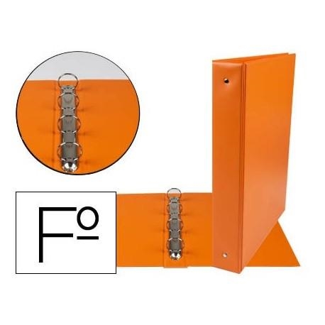 CARPETA 2 ANELLES 40 FOLI PLASTIC TARONJA | 8435055000682 | Llibreria La Gralla | Librería online de Granollers