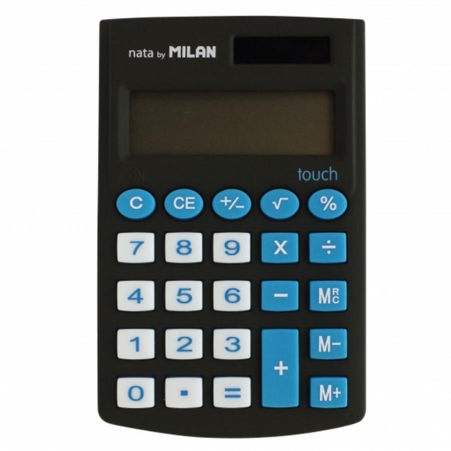 CALCULADORA MILAN 8 DIGITS POCKET TOUCH NEGRE | 8411574051091 | MIL150908KBL | Llibreria La Gralla | Llibreria online de Granollers