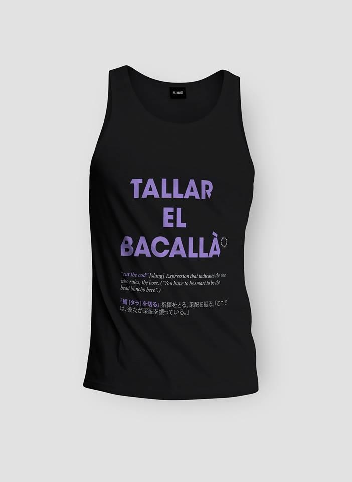 TALLAR EL BACALLÀ TIRANTS NEGRE T-S | LG1762 | MILPARAULES | Llibreria La Gralla | Llibreria online de Granollers