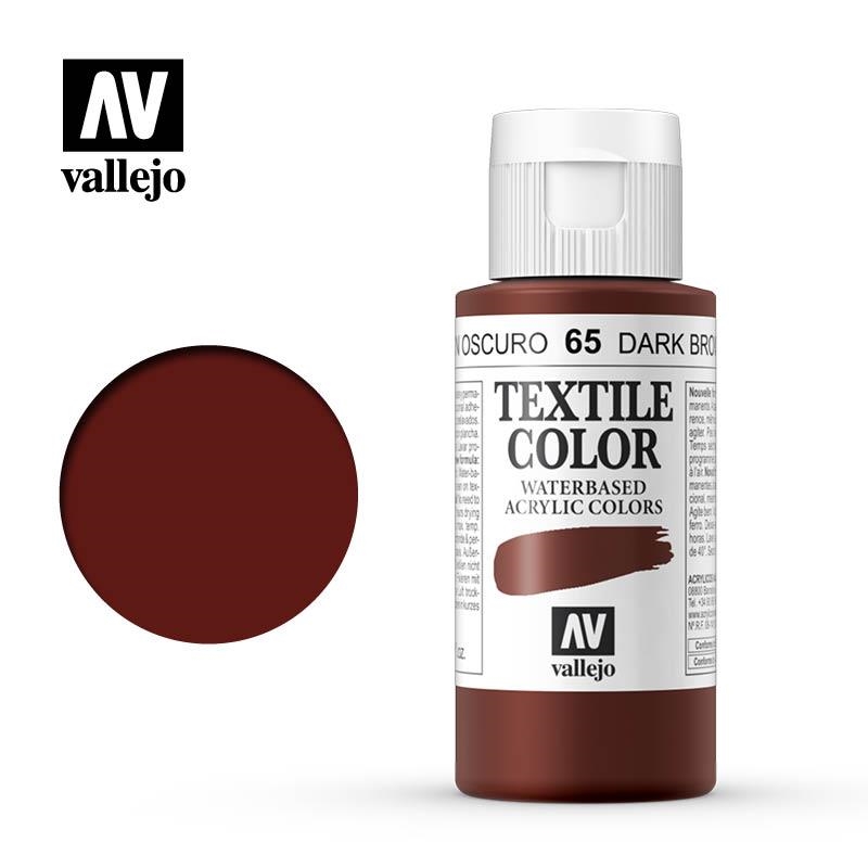 PINTURA TEXTILE VALLEJO 60ML MARRON | 8429551400657 | VAL40065 | Llibreria La Gralla | Librería online de Granollers