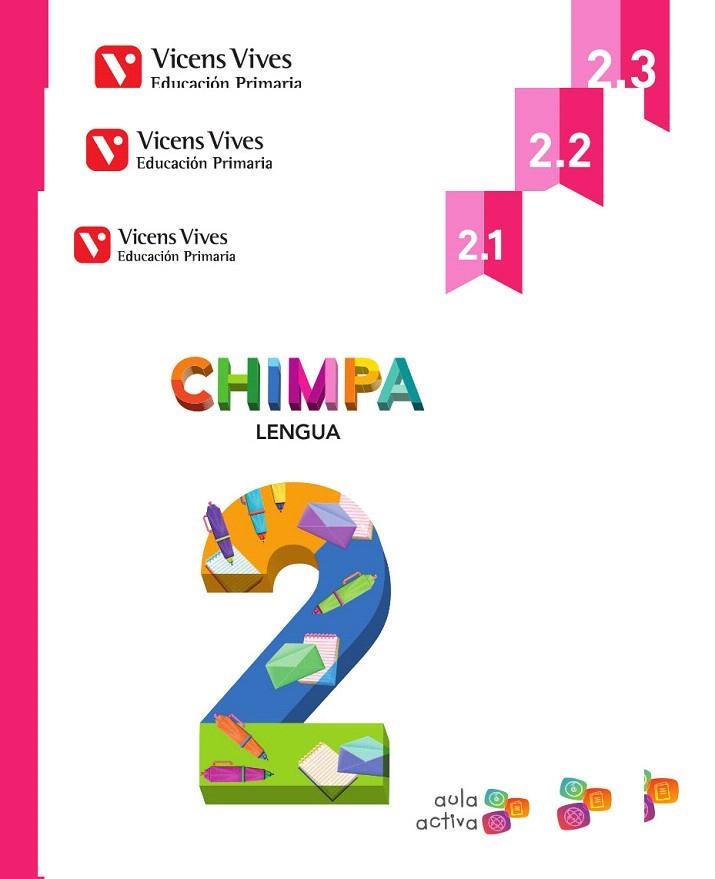 CHIMPA 2 (2.1-2.2-2.3) AULA ACTIVA | 9788468228686 | BERNAUS COMPANY, CARME/CUGAT SOLA, LAURA/MARTIN MANZANO, CARME/OLIVERAS ROVIRA, ANNA/RIUS BENITO, MA | Llibreria La Gralla | Librería online de Granollers