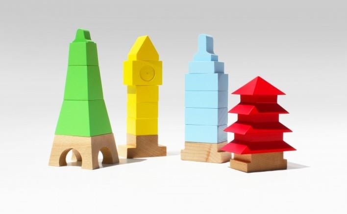 JOGUINA DIDACTICA MITOI MIWORLD EDIFICI CONSTRUCIO FUSTA VERMELL | 201404PA | MIT201404PA | Llibreria La Gralla | Llibreria online de Granollers