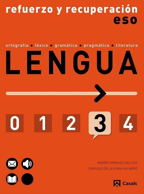 REFUERZO Y RECUPERACIÓN DE LENGUA 3 ESO (2015) | 9788421854860 | DE LA RUBIA GUIJARRO, CONSUELO/MINGUEZ GALLEGO, ANDRÉS | Llibreria La Gralla | Llibreria online de Granollers