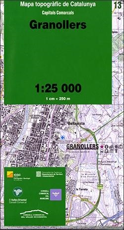 GRANOLLERS MAPA TOPOGRÀFIC DE CATALUNYA CPITALS COMARCALS | 9788439392620 | VV.AA | Llibreria La Gralla | Librería online de Granollers