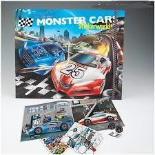 LLIBRETA TOP MODEL MONSTER CARS STICKERWORLD  | 4010070275754 | TOP6244 | Llibreria La Gralla | Librería online de Granollers