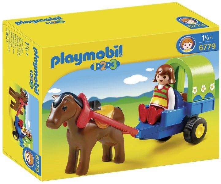 CARRO AMB PONY DE PLAYMOBIL 1.2.3. | 4008789067791 | PLAYMOBIL | Llibreria La Gralla | Librería online de Granollers
