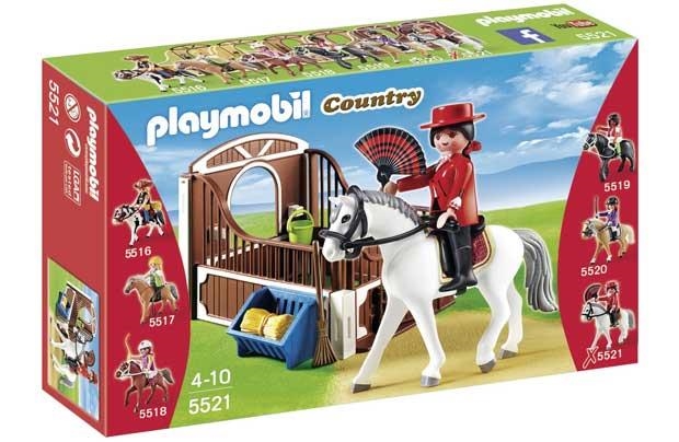 CAVALL ANDALÚS AMB ESTABLE PLAYMOBIL COUNTRY | 4008789055217 | PLAYMOBIL | Llibreria La Gralla | Librería online de Granollers