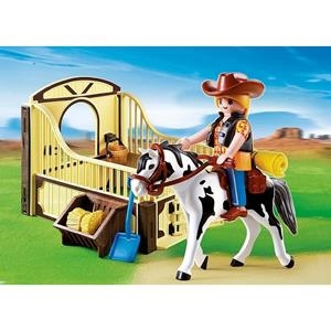CAVALL DE MARRADA AMB ESTABLE PLAYMOBIL COUNTRY | 4008789055163 | PLAYMOBIL | Llibreria La Gralla | Llibreria online de Granollers