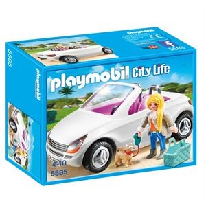DESCAPOTABLE AMB NOIA I GOSSET PLAYMOBIL CITY LIFE | 4008789055859 | PLAYMOBIL | Llibreria La Gralla | Llibreria online de Granollers